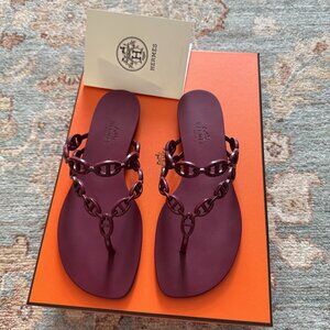 Authentic Hermes Island Sandals